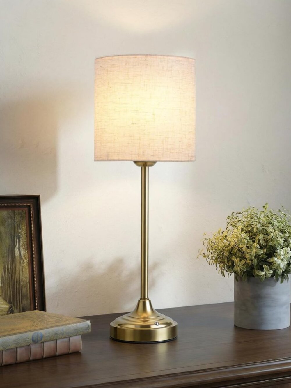 Dimmable Cordless LED Table Lamp, 8000mAh, Touch Control, Portable Ambient Light